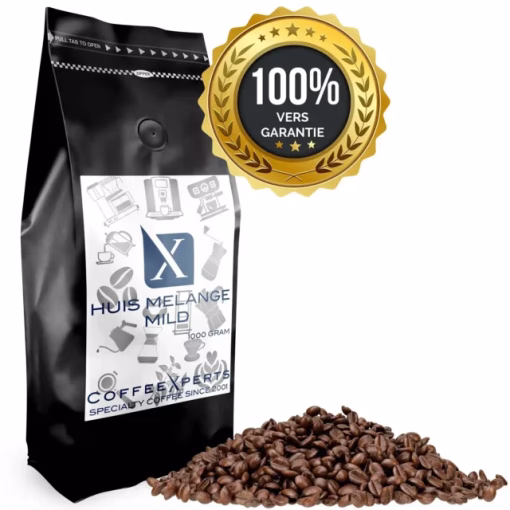 Huis Melange Mild koffiebonen seal en bonen
