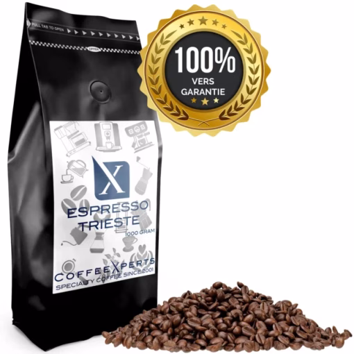 Espresso Trieste koffiebonen bonen en seal