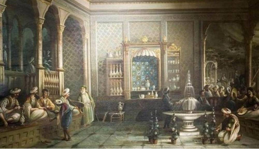 Coffee shops open in Constantinople